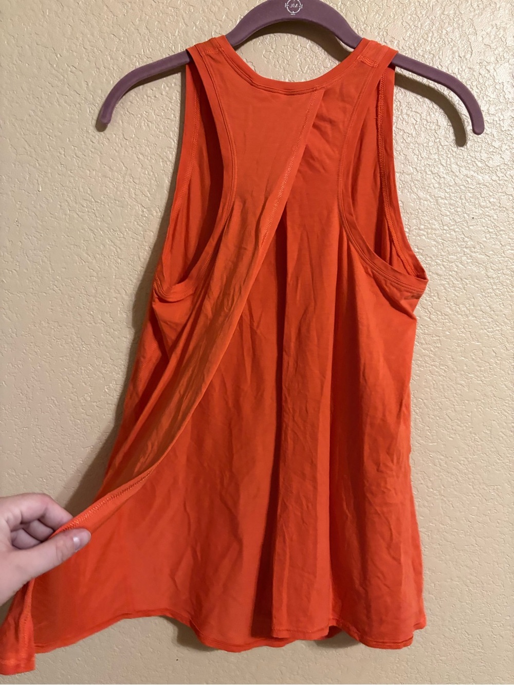 Lululemon Essential Tank Top in Orange